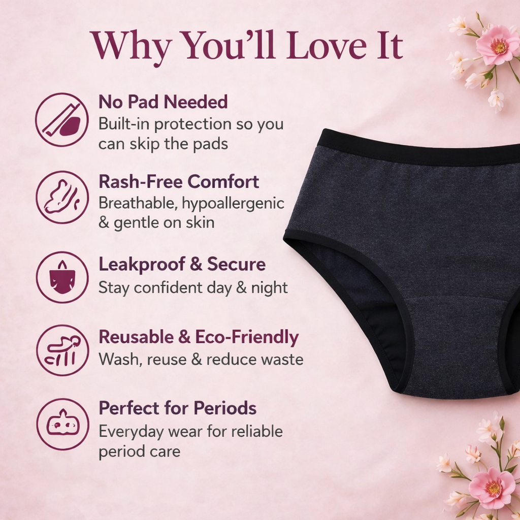 LunaEase™ Leak-Proof Panty (Pack of 3)